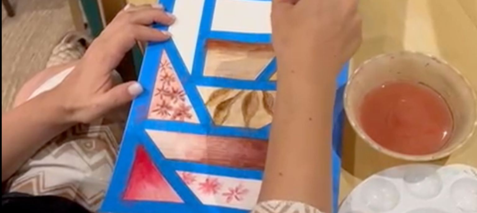 taller de integración arte texturizado